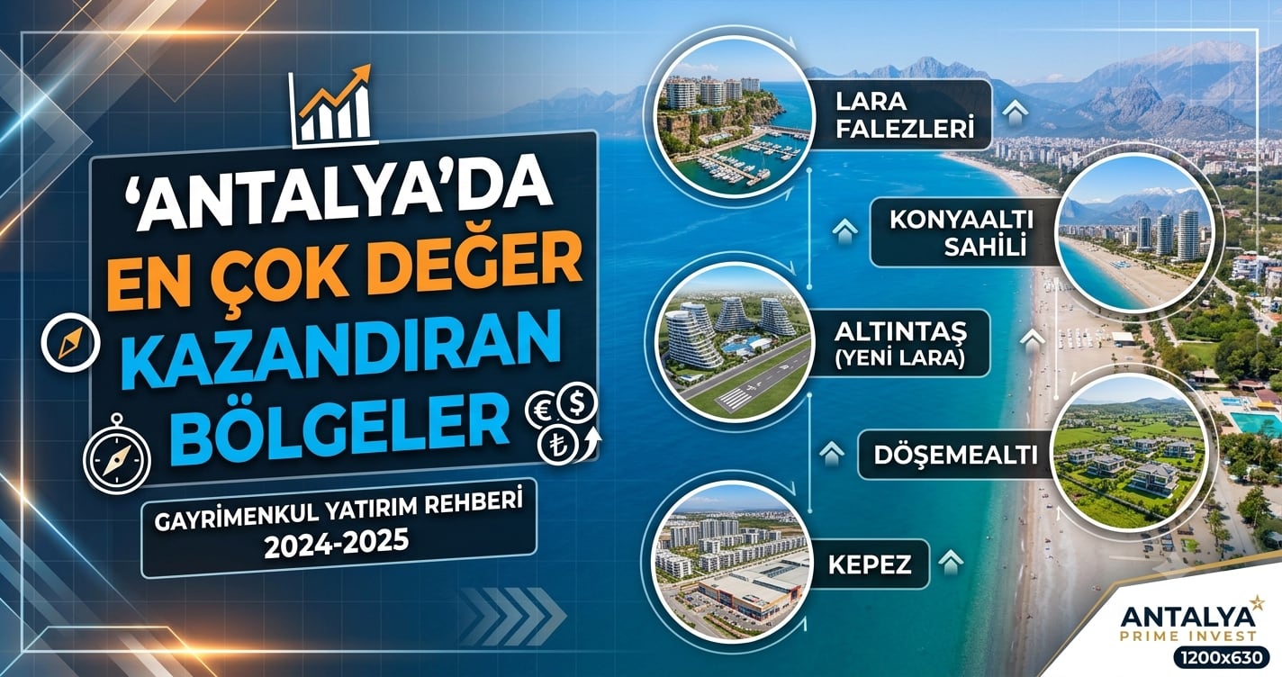 Antalya'da En Çok Değer Kazandıran Bölgeler